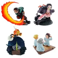 Demon Slayer - Set 4 Mini Figurines - Petitrama